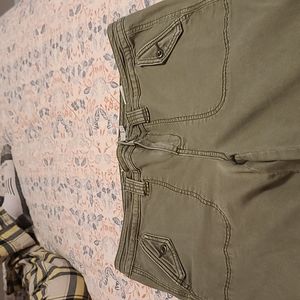 Torrid Khaki Green Cuffed Pants - Size 14